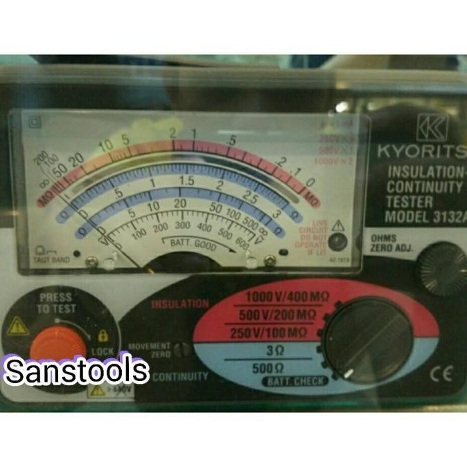 Insulation Tester Analog / Insulation Tester Kyoritsu 3132A