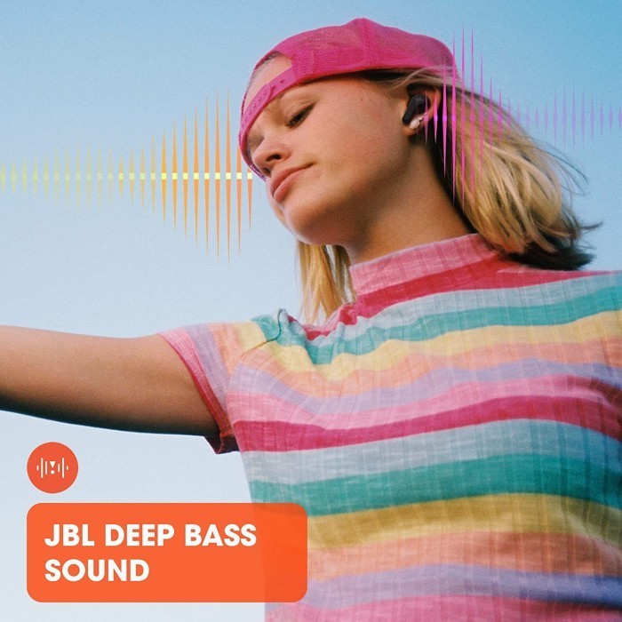 Jbl Wave 200 True Wireless Earbuds Earphone Tws Wave200