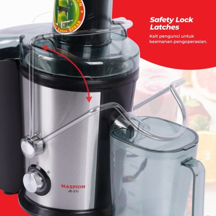 Maspion Juice Extractor Je - 211