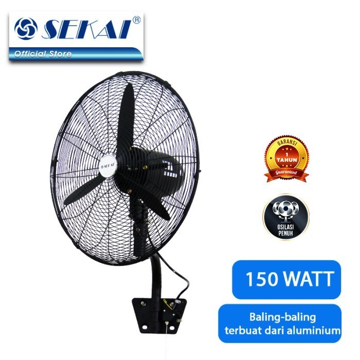 Sekai Kipas Angin Dinding Industri 26 Inch Iwf 2639 / Iwf2639