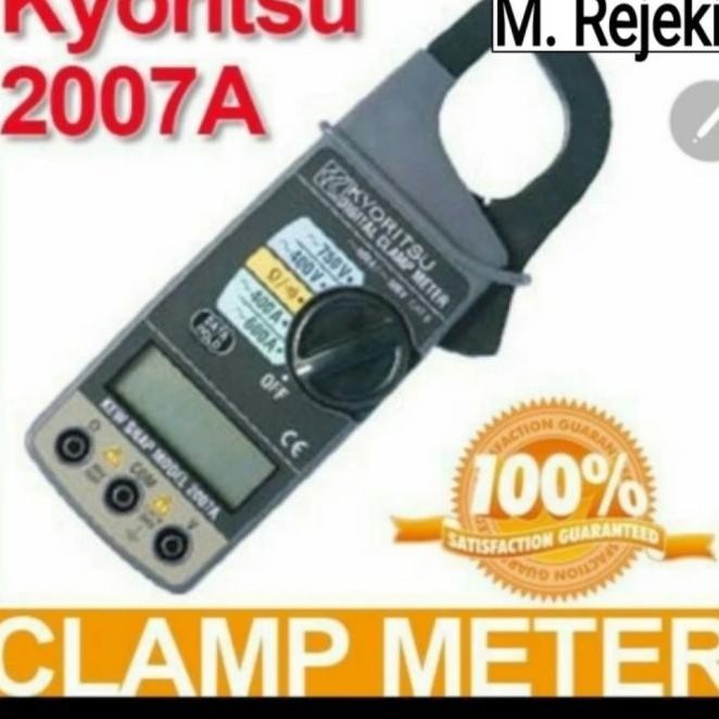 Kyoritsu 2007A Tang Ampere Digital Clamp Meter Kyoritsu 2007 A Ori