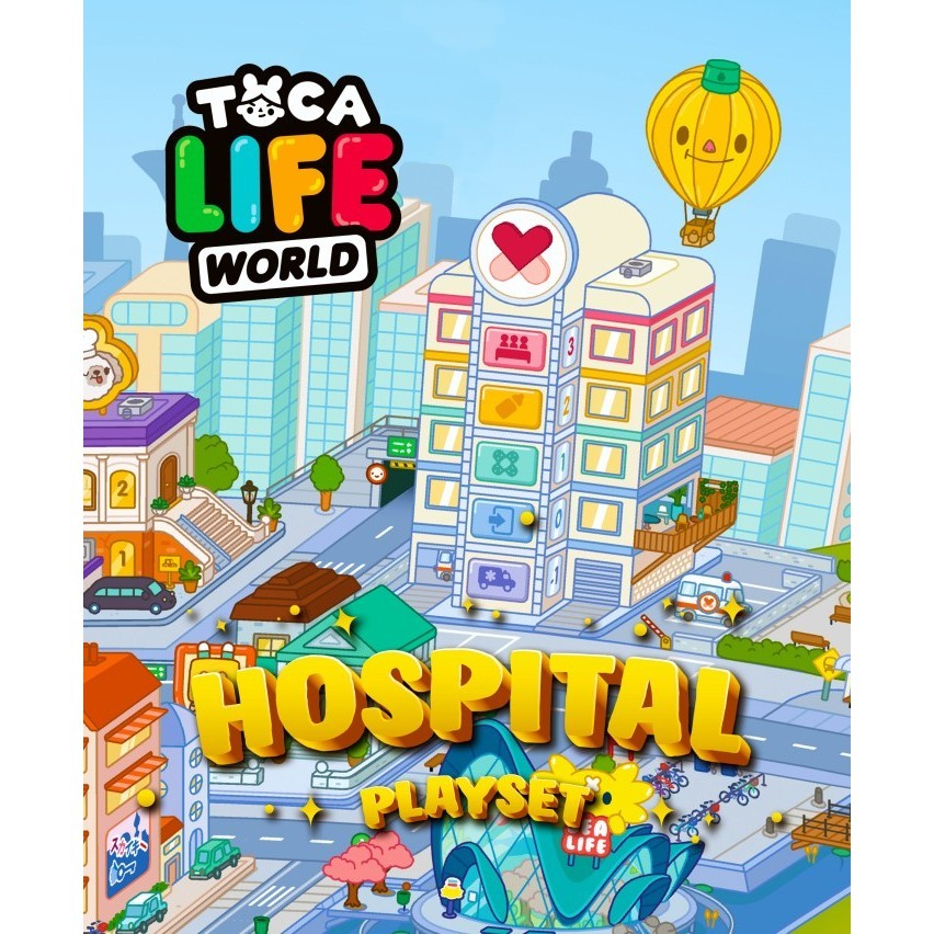 

Paper Doll Toca Boca Life World Hospital Quite Busy Book