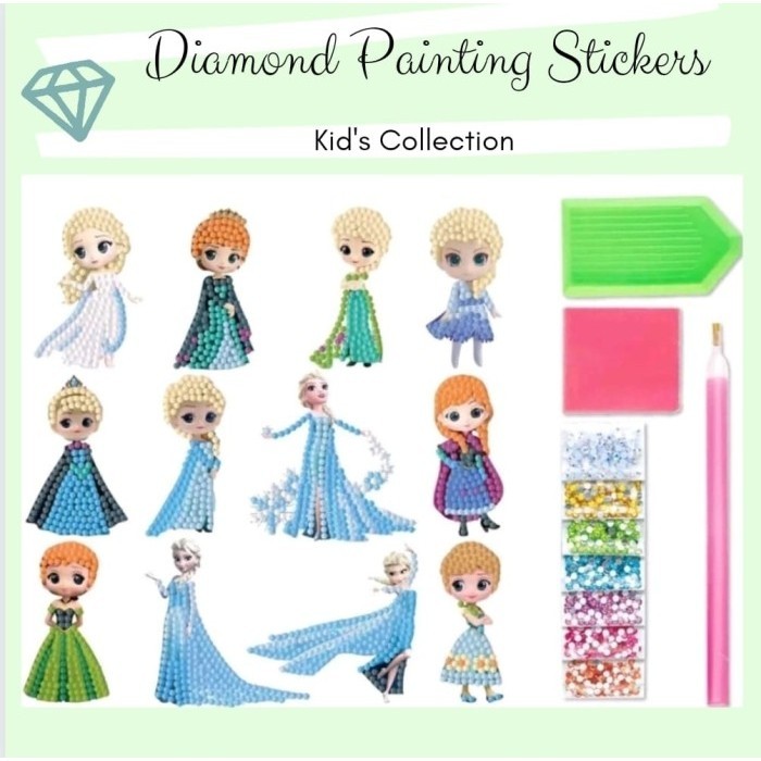 

Diy Diamond Painting Sticker - New Princess