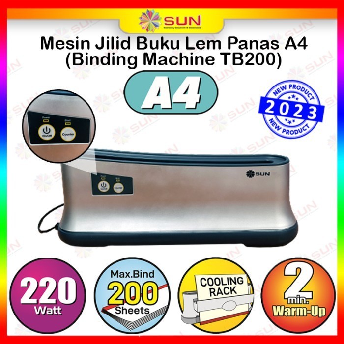 

Mesin Jilid Buku F4 - Binding Jilid Lem Panas Buku Softcover Hardcover