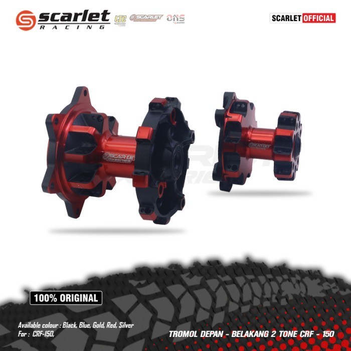 Scarlet Racing Tromol Crf 36H 2 Tone