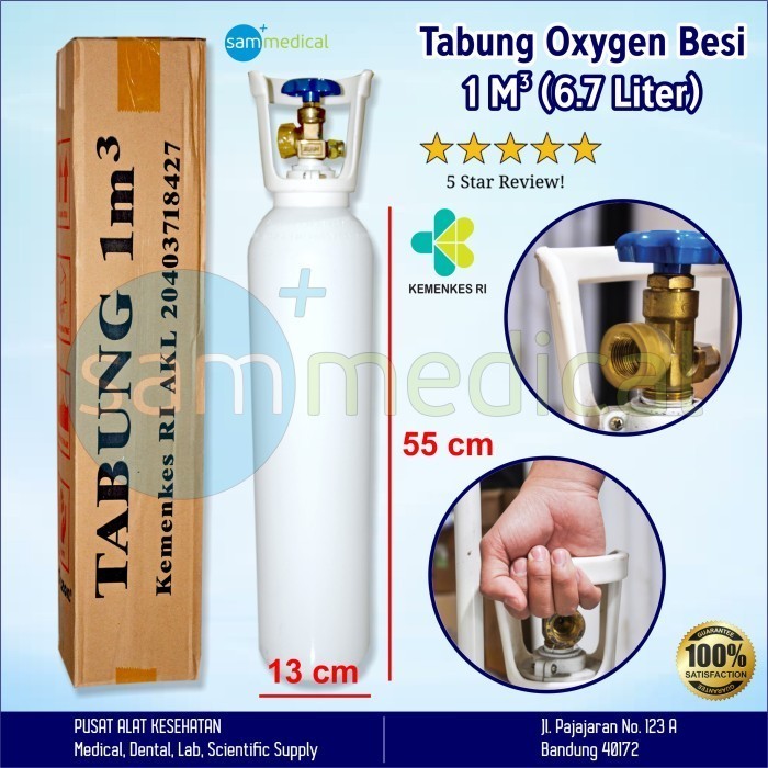 Tabung Oksigen Khusus Medis 1 M3 Termurah Terlaris Promo