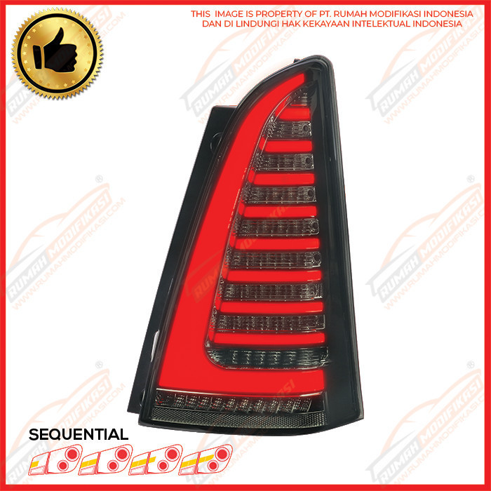 Stop Lamp - Toyota Innova 2009-2016 - Sequential - Red Bar - Smoke