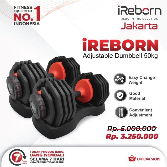 Adjustable Dumbell Ireborn 25Kg [Pair]