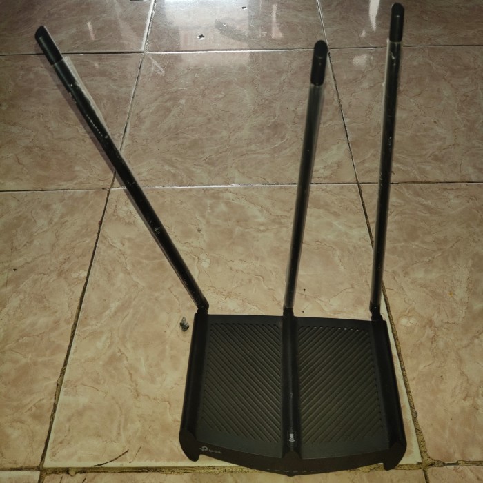 New tl wr941hp wr 941 hp high power n 450 mbps router antena panjang