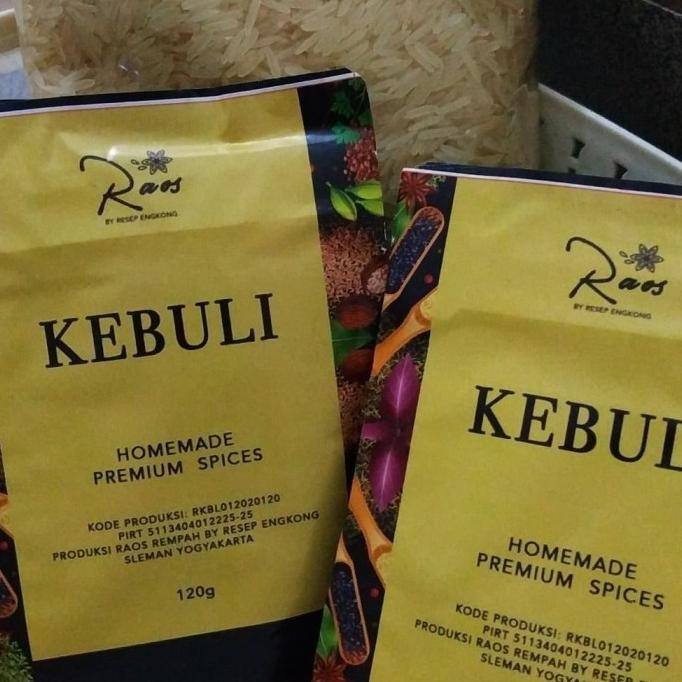 

Bundling Beras Basmathi 1kg + Raos Kebuli Bumbu Instant Premium 2Pcs TK