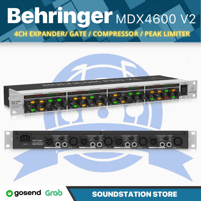 Behringer Mdx4600 Pro Expander/ Gate / Compressor / Peak Limiter