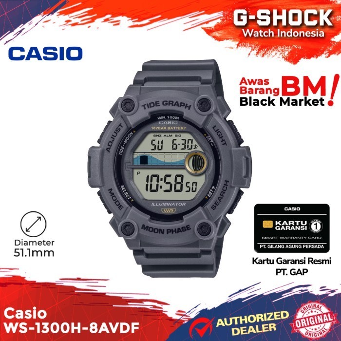 Casio General Ws-1300H-8Avdf Ws-1300H Ws-1300 Ws1300H Ws 1300H Termurah Terlaris Promo