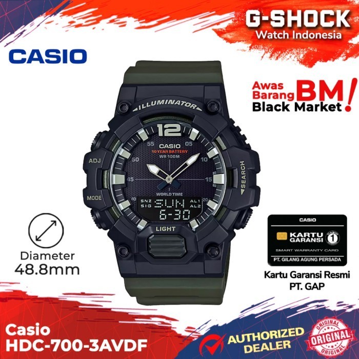 Casio General Hdc-700-3Avdf Hdc-700-3A Hdc-700 Hdc700 Hdc 700 Termurah Terlaris Promo