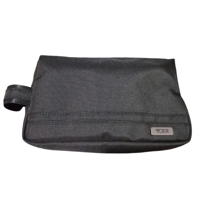 Tumi Medium Kit/Medium Pouch - Black Black Termurah Terlaris Promo