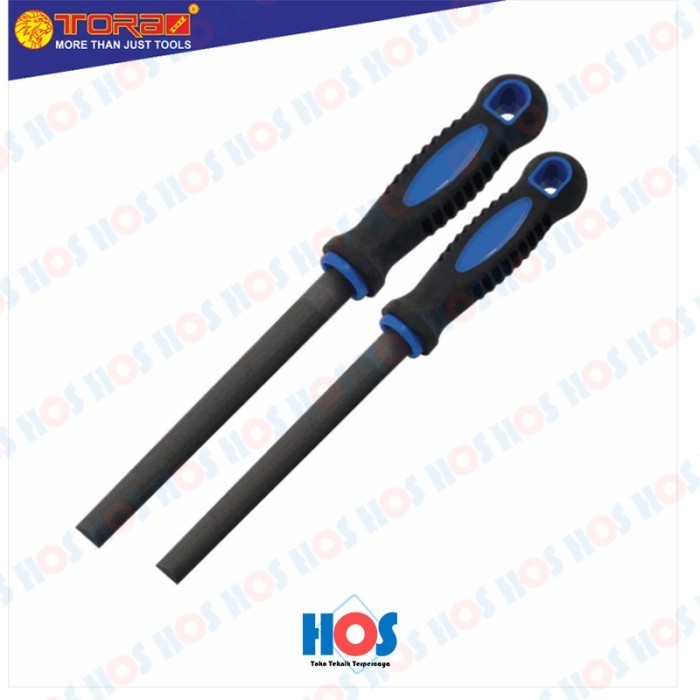 \\\\\] TORA KIKIR KAYU SETENGAH BULAT KASAR GAGANG KARET 8"