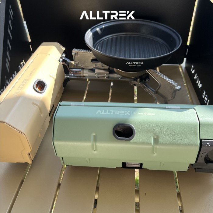 Alltrek Kompor Lipat Glazer Gas Stove Portable Fire Boiler