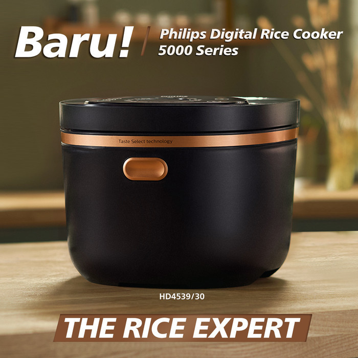 Philips Digital Rice Cooker 5000 Series Hd4539/30 - Induction Heating