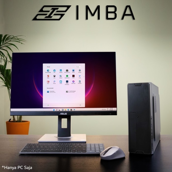 Imba Office Pc Ryzen 3 4350G Vega 6 8Gb Rakitan Mini Pc