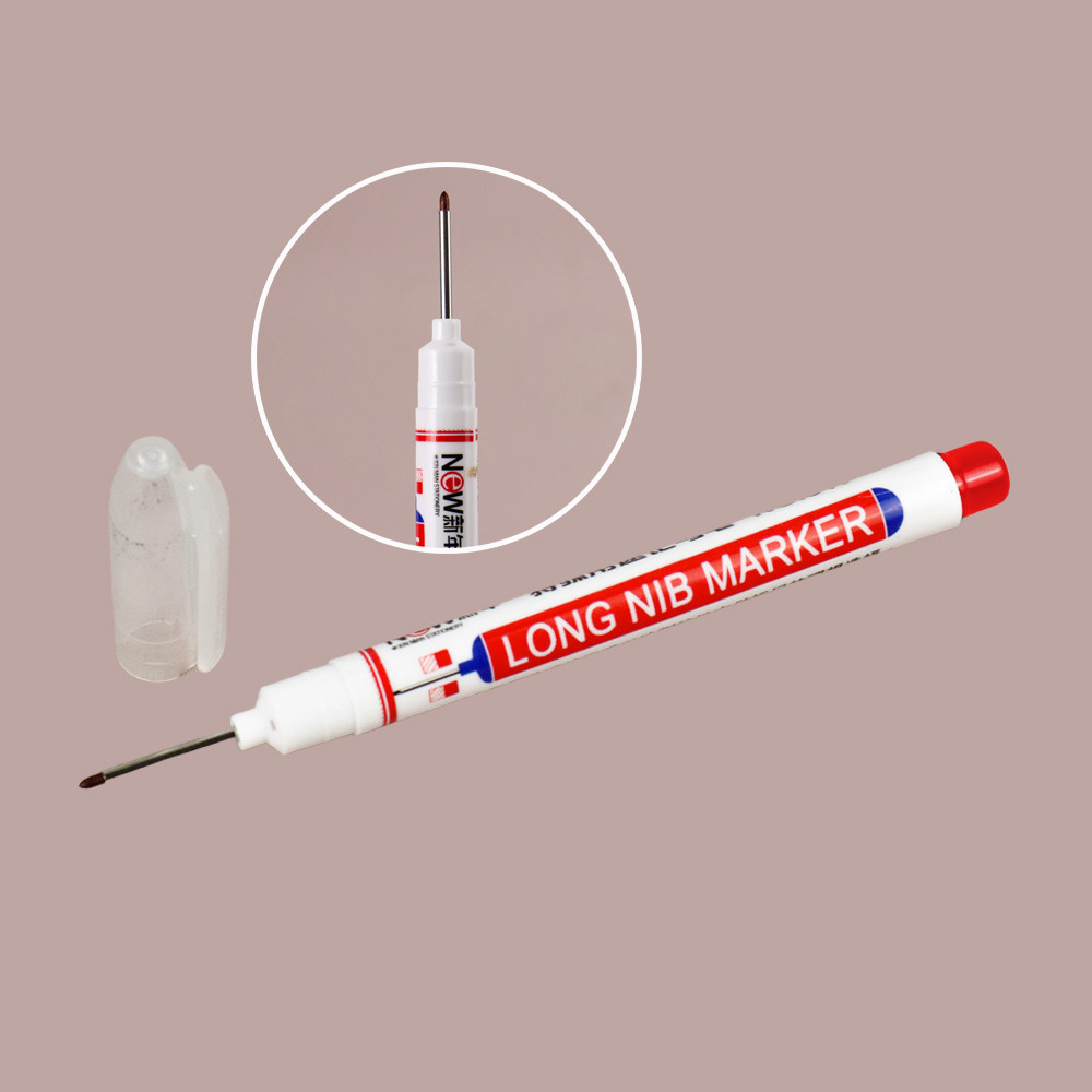 

NEW Spidol Kepala Panjang Long Nib Head Marker Waterproof - 317