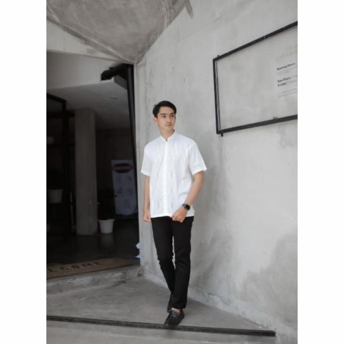 Baju Koko Pria Dewasa Baju Koko Kerancang Padang Fashion Muslim Pria