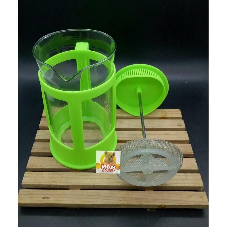 Coffee Plunger 300ml French Press 300ml Tutup Plastik / Saringan Kopi rickostore