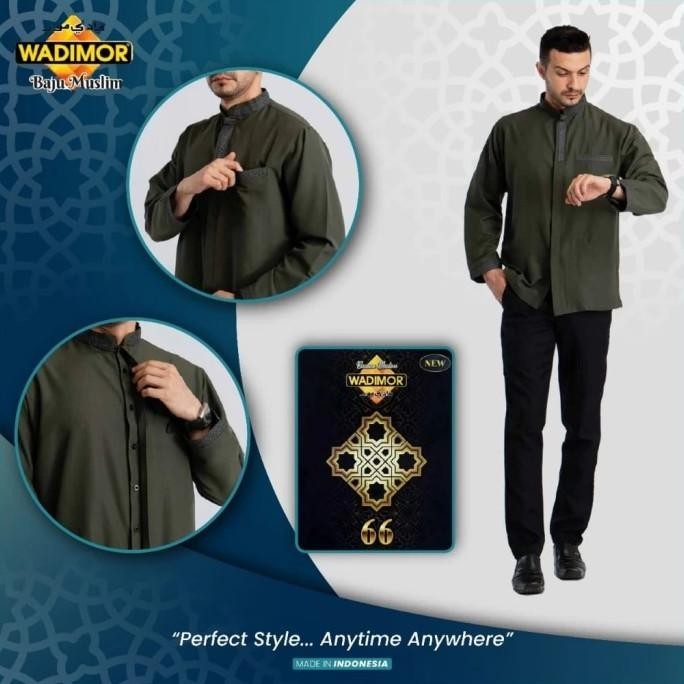 Cod Baju Koko Wadimor Viscose 66 Original Koko Baju Muslim
