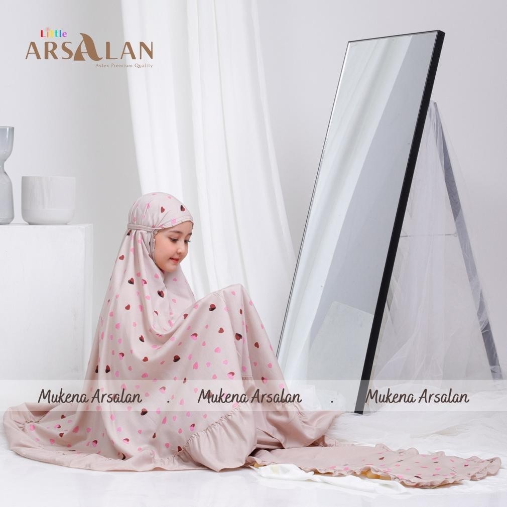 Terbaru 3.3 | Ready Stok | Mukena Anak Sajadah 2In1 | Mukena Anak Rayon Umur 9-12 Tahun | Mukena Ars