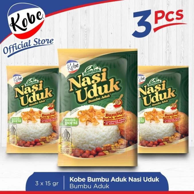

Kobe Bumbu Nasi Uduk 15gr x 3pcs