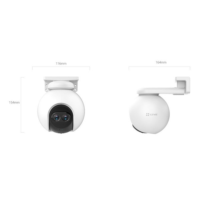 Ezviz C8Pf 2Mp Smart Home Dual Lens Ip Camera Zoom Outdoor Cctv