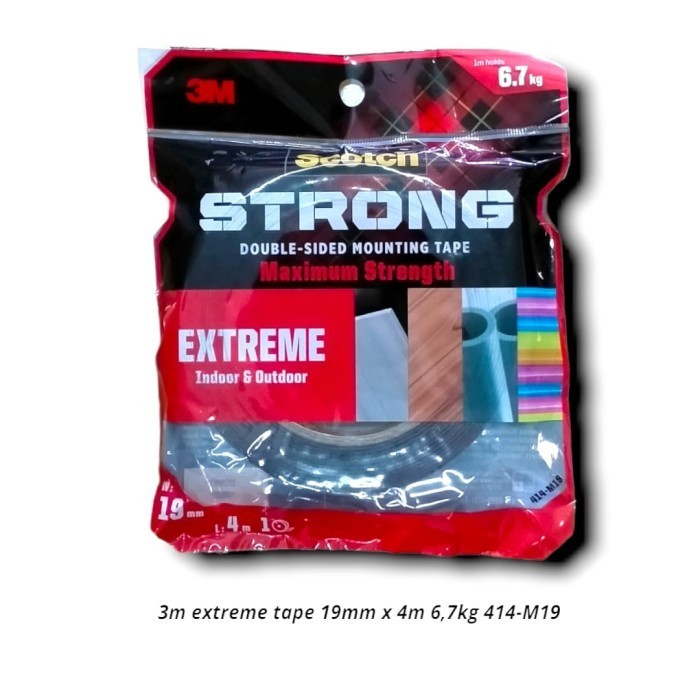 

DOUBLE MOUNTING TAPE BUSA HITAM AUTOMOTIVE 3M SCOTCH INDOOR OUTDOOR