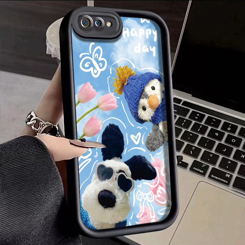 Casing Hp Realme C2 Realme C2s OPPO A1K Case Casing ponsel HP boneka probe Softcase lucu dengan anti