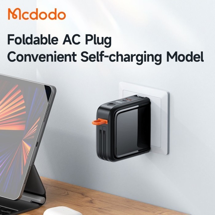 MCDODO Power Bank MC-823 10000mAh Grey - Fast Charging & Wireless