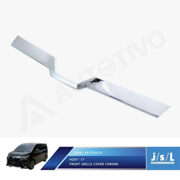Jsl Grill Depan Voxy Front Grille Cover Chrome