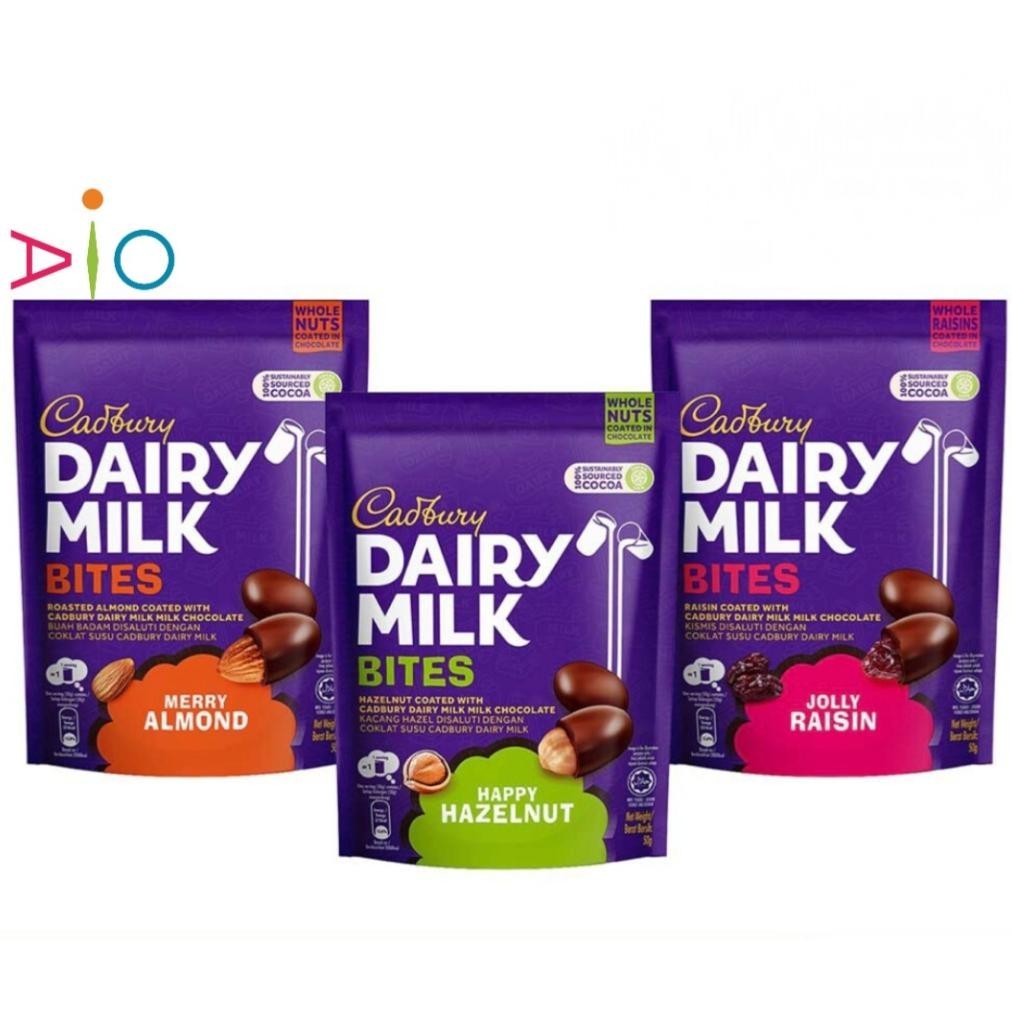 

CADBURY Dairy Milk Bites 50g Happy Hazelnut