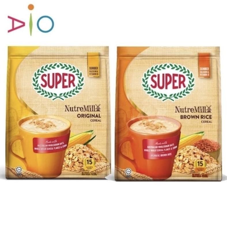 

SUPER NutreMill Original Cereal | Brown Rice Cereal ( 15 sachet )