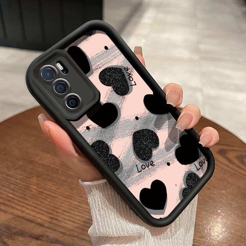 Casing Hp OPPO A16 OPPO A16s OPPO A54s Case hp telepon pola bunga Casing paket penuh Kesing anti jat