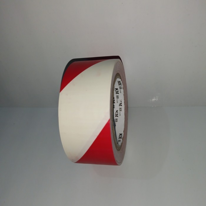

HOT SALE Km Floor Marking Tape Red White 2 in x 33 m