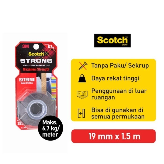

HARGA DISKON 3M scotch extreme indoor outdoor 414-S19