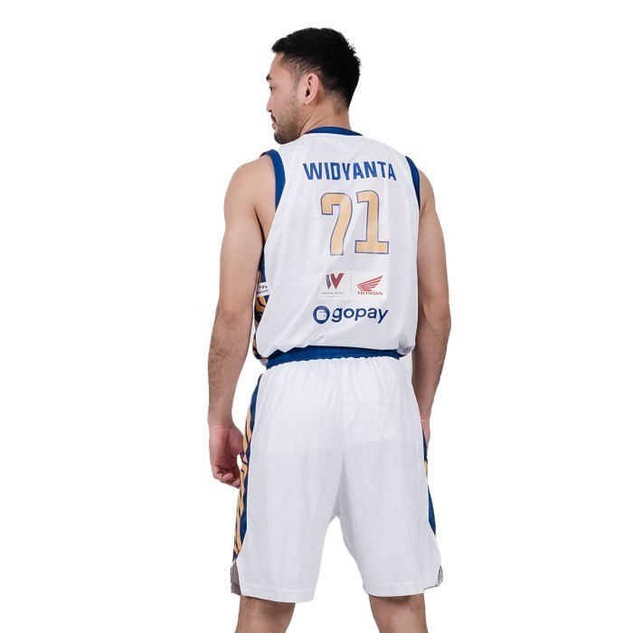 Juaraga Satria Muda Jersey Basket - Away 2023 - Putih