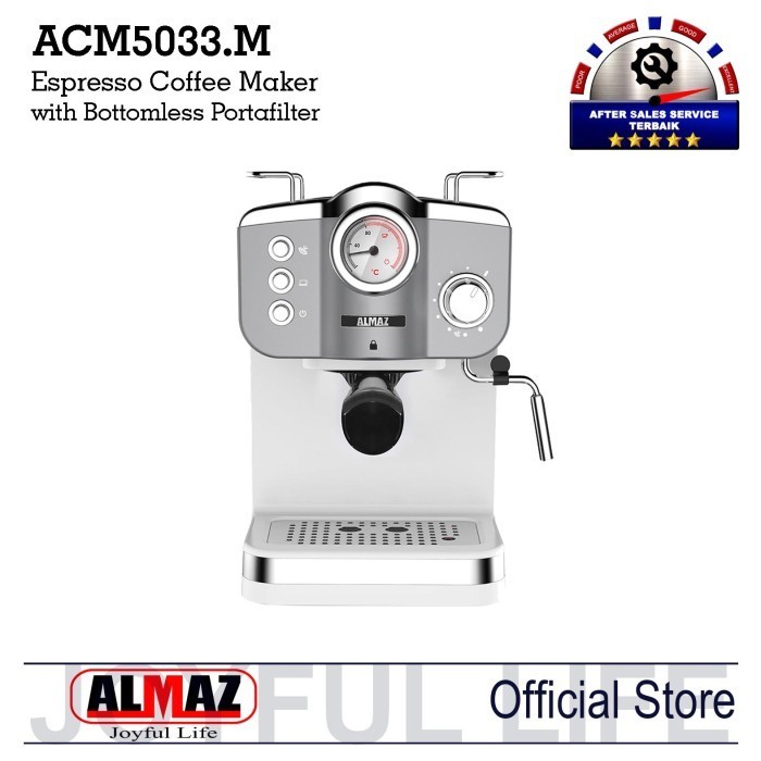 Almaz Espresso Coffee Maker Acm5033 With Standard Portafilter