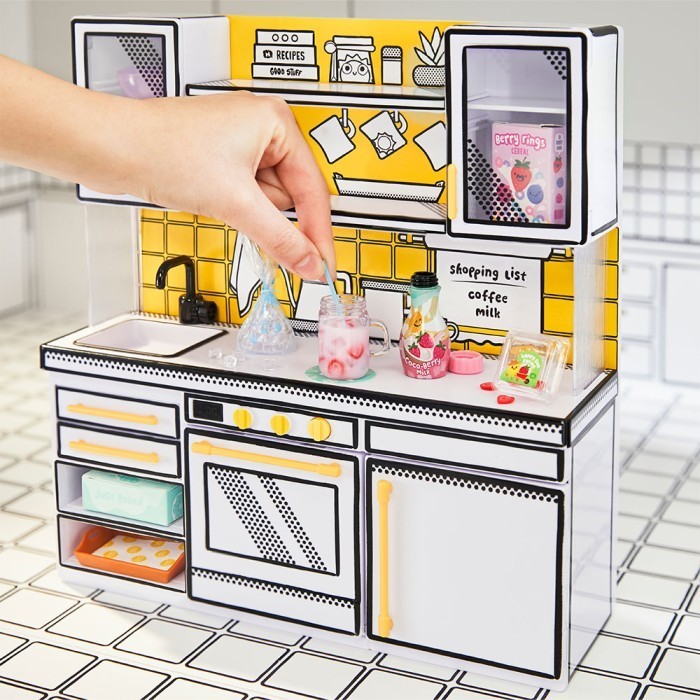 Miniverse Playset Mini Kitchen 591832-Euc