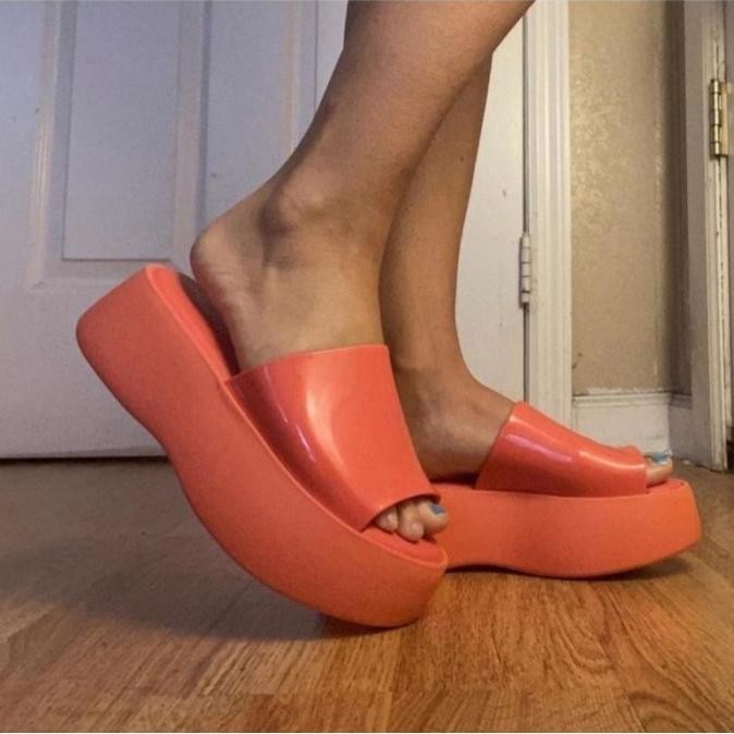 Sandal Wegdes Wanita Jelly Melissa Becky Original Import