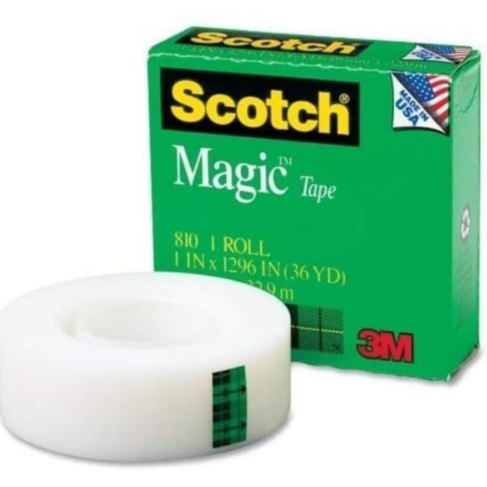 

SALE Scotch Magic Tape 810 . 24mm x 33m .