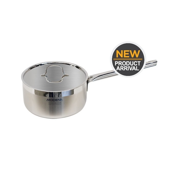 Modena Waldemar Zq 1802 Induction Sauce Pan Stainless Steel Induksi