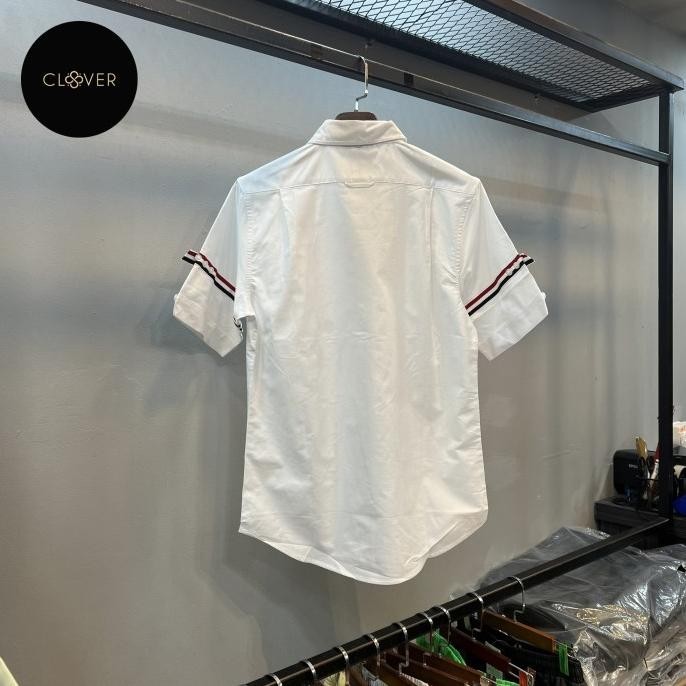 Kemeja Pendek Pria Tbn Oxford Rwb Striped Pm Kmj-P10 Raymondusra