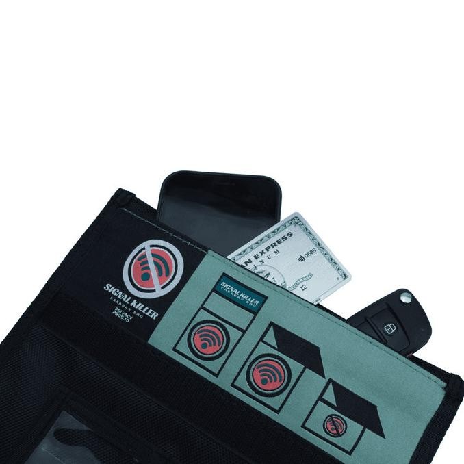 Faraday Bag Besar ( Untuk Penyimpanan Hardware Wallet Dan Key Fobs )