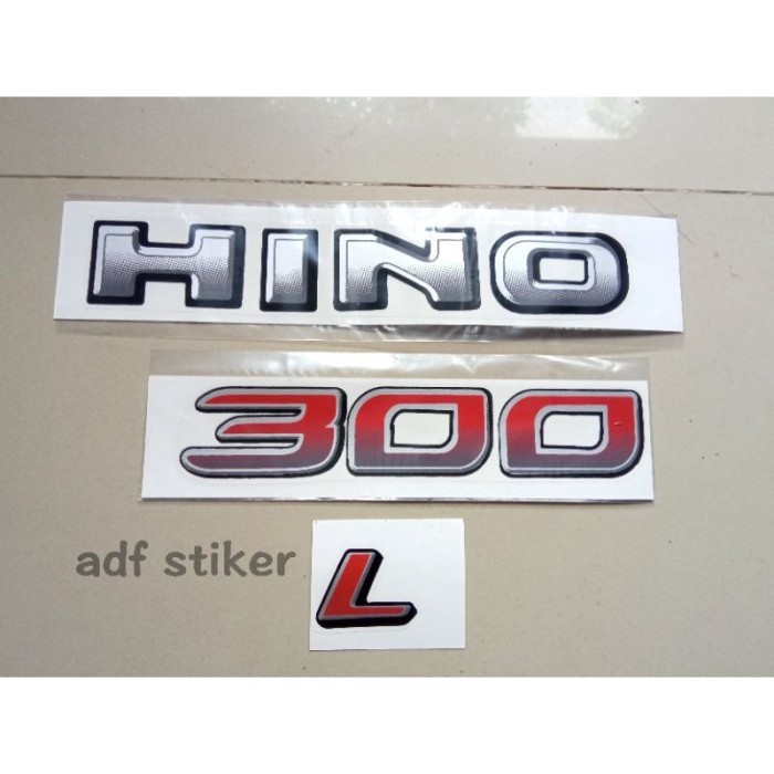 stiker Hino 300 L / stiker Hino 300 dutro