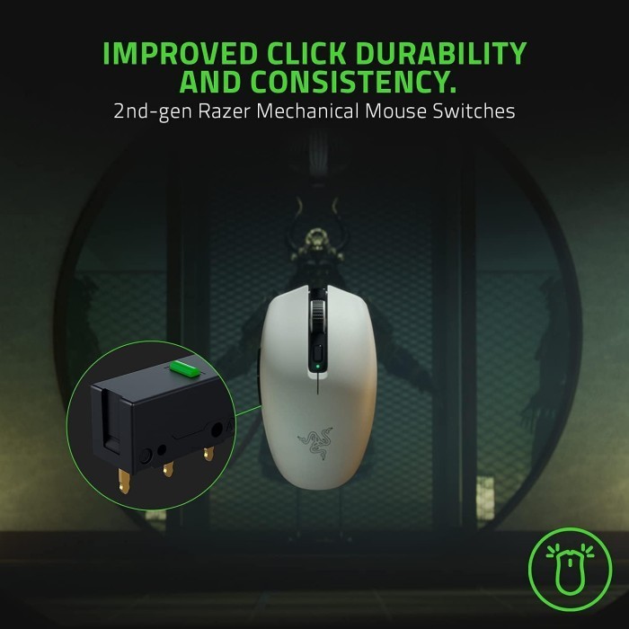 Razer Mouse Orochi V2 Ultralight Mobile Wireless Gaming Mouse-White