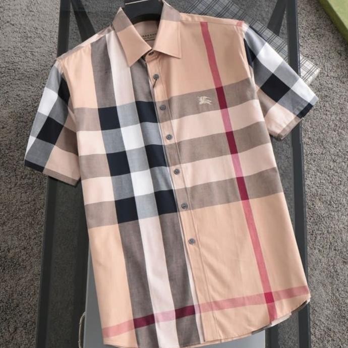 Kemeja Lengan Pendek Pria Braded /Kemeja Pria Lengan Pendek Import Raymondusra