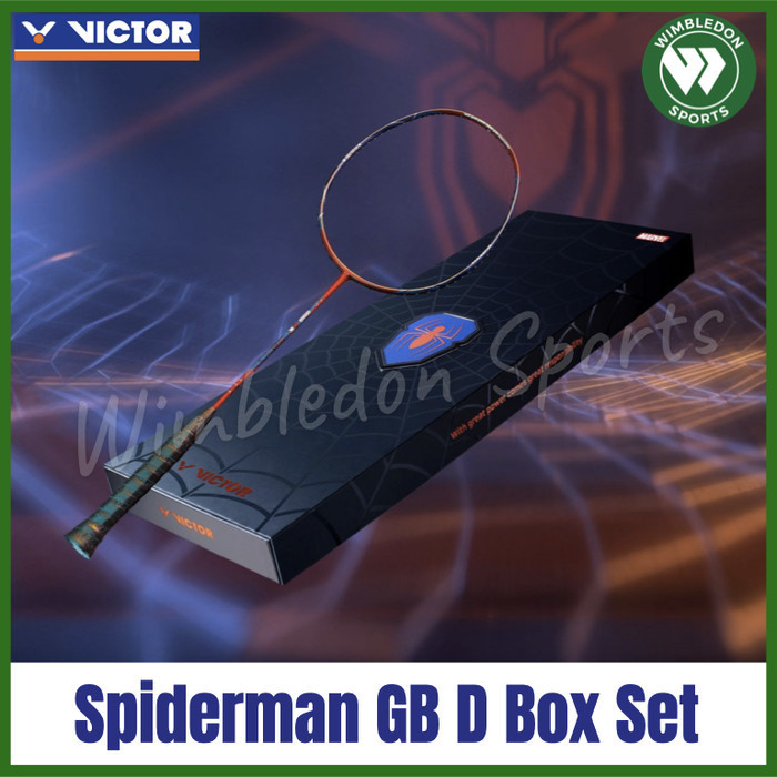 Raket VICTOR SPIDERMAN LIMITED EDITION/ Raket SPIDER-MAN Badminton